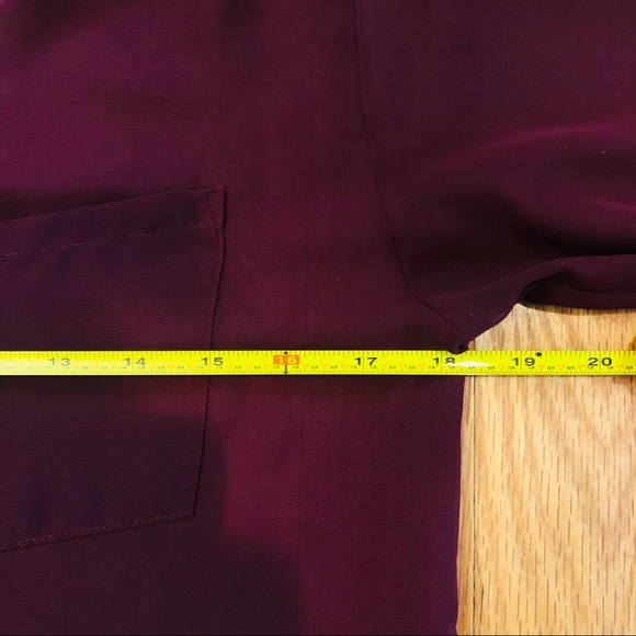 Sheer button down top - Picture 5 of 8